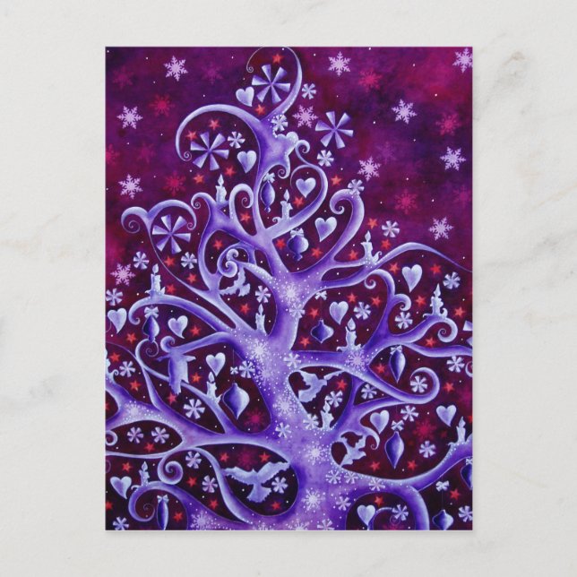 Cartão Postal De Festividades Inverno (Frente)