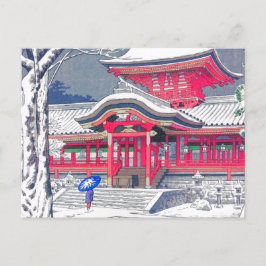 Cartão Postal De Festividades Inverno Japonês