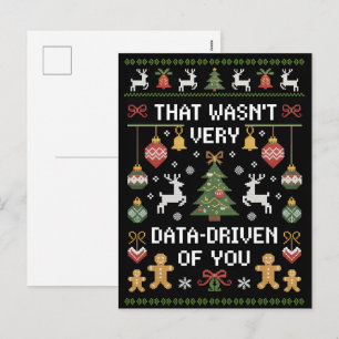 Cartão Postal De Festividades Isso não foi muito baseado em dados de você, dados