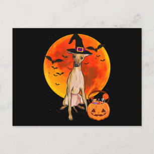 Cartão Postal De Festividades jack ou lanterna italianos de halloween