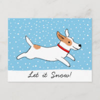 Jack Russell Terrier - Deixe-o nevar no Natal
