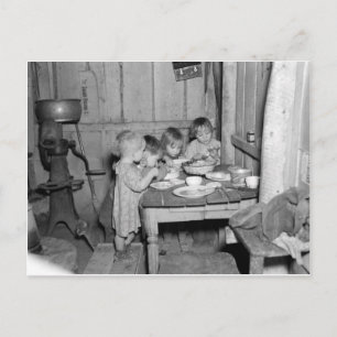 Cartão Postal De Festividades Janta de Natal de 1936