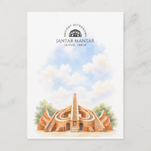 Cartão Postal De Festividades Jantar Mantar Jaipur   Arquitetura Paisagem
