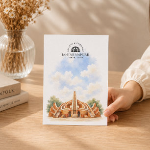 Cartão Postal De Festividades Jantar Mantar Jaipur Arquitetura Paisagem