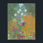 Cartão Postal De Festividades Jardim Flor Vibrante - Gustav Klimt<br><div class="desc">Adicione um toque de elegância do eterno à sua correspondência com este cartão postal do Jardim Flor Gustav Klimt. Mostrando a vibrante obra-prima Art Nouveau, de Klimt, este cartão postal apresenta padrões florais exuberantes e detalhes intrincados que capturam a beleza e harmonia de um jardim florescente. Perfeito por enviar mensagens...</div>