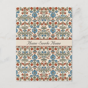 Cartão Postal De Festividades Jardim Norueguês, personalizado