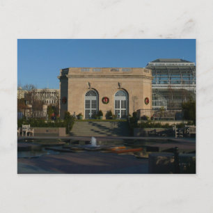 Cartão Postal De Festividades Jardins Botânicos no Natal em Washington DC