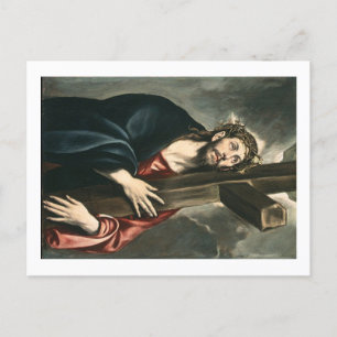 Cartão Postal De Festividades Jesus Cristo Carregando a cruz