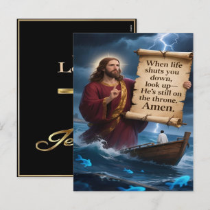 Cartão Postal De Festividades Jesus Me Ama 2025 Feriado Fé 2026