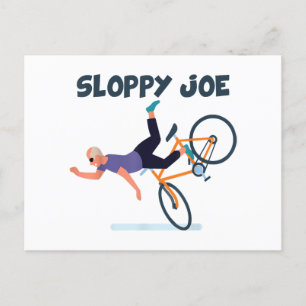 Cartão Postal De Festividades Joe Funny Biden Shirt Sloppy Joe Biden Funn