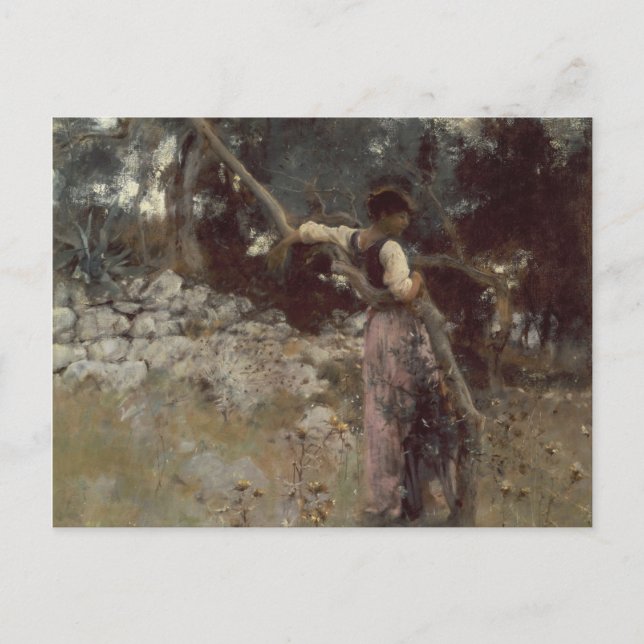 Cartão Postal De Festividades John Singer Sargent - Um Capriote (Frente)