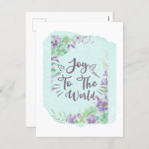 Joy to the World Postcard