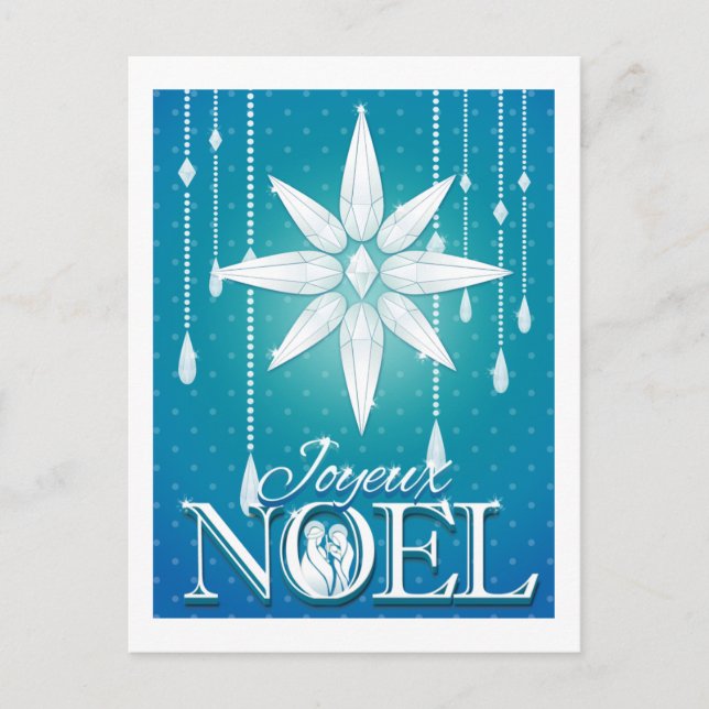 Cartão Postal De Festividades Joyeux Noel (Frente)