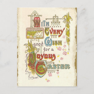 Cartão Postal De Festividades Joyous Páscoa