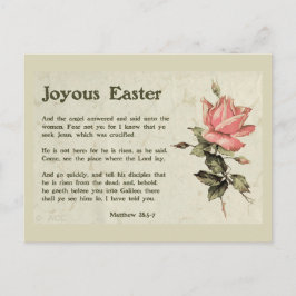 Cartão Postal De Festividades Joyous Páscoa