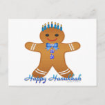 Cartão Postal De Festividades Judaica Hanukkah Gingerpão Man Menorah<br><div class="desc">Você está vendo The Lee Hiller Designs Collection of Home and Office Decor,  Roupa,  Gifts and Coleções. As Designs incluem Lee Hiller Photoographic e Mixed Media Digital Art Collection. Você pode ver sua fotografia da Nature em http://HikeOurPlanet.com/ e seguir seu blog de caminhada no Hot Primavera National Park.</div>