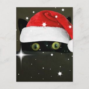 Cartão Postal De Festividades Juicy Lucy Santa Hat