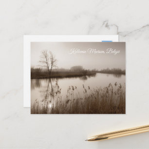 Cartão Postal De Festividades Kalkense meersen, Paisagem Tranquila, Bélgica
