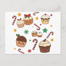 Kawaii Christmas Muffins