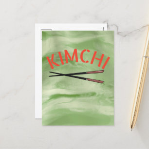 Cartão Postal De Festividades kimchi fofo
