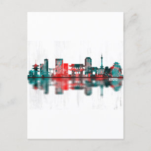 Cartão Postal De Festividades Kioto - Japão - Skyline