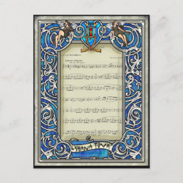 Cartão Postal De Festividades Kol Nidre (Cartão Postal dos Grandes Dias Santos)