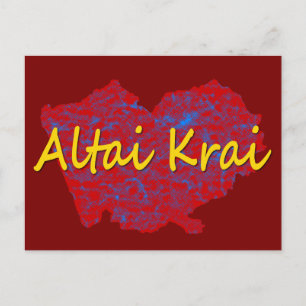 Cartão Postal De Festividades Krai de Altai