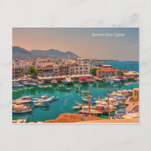 Cartão Postal De Festividades Kyrenia Girne Cyprus/Turquia Port