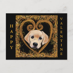 Cartão Postal De Festividades Labrador Retriever