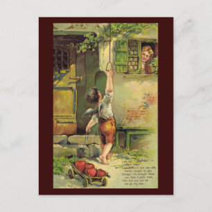 Cartão Postal De Festividades Lady Fair Valentine Postcard