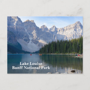 Cartão Postal De Festividades Lago Louise em Banff Canada