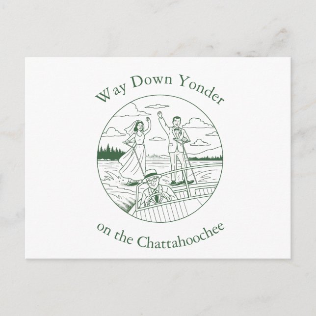 Cartão Postal De Festividades Lago vibes (Frente)