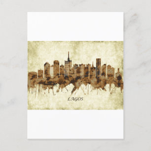 Cartão Postal De Festividades Lagos Nigeria Cityscape