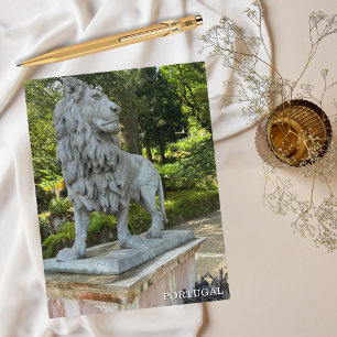 Cartão Postal De Festividades Leão Fofo, Sintra Portugal Fotografia, Viagem