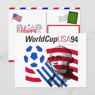 Cartão Postal De Festividades Legado da Copa do Mundo EUA 94 & 4 de Julho de 202