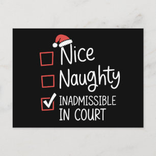 Cartão Postal De Festividades Legal Malcriado Inadmissível No Tribunal Natal Pap