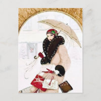 Legenda retro vintage Art deco Lady