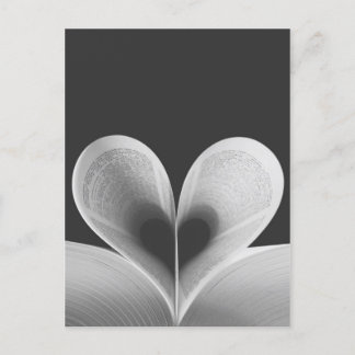 Cartão Postal De Festividades Leitura de amor