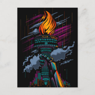 Cartão Postal De Festividades Liberdade