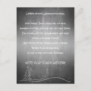 Cartão Postal De Festividades Lieber guter Weihnachtsmann