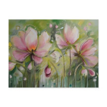 Lily no fundo verde amarelo