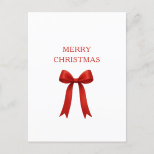 Cartão Postal De Festividades Lindo Arco Vermelho Feliz Natal