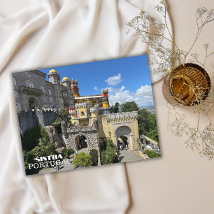 Cartão Postal De Festividades Lindo Castelo Sintra Portugal Fotografia, Viagem