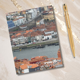 Cartão Postal De Festividades Lindo Rio Cidade Porto Portugal Fotografia Viagem