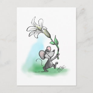 Cartão Postal De Festividades Lírio de Páscoa do Moe