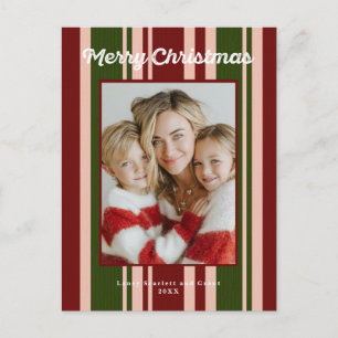 Cartão Postal De Festividades Listras Feliz Natal