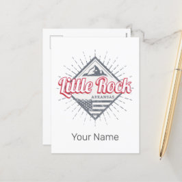 Cartão Postal De Festividades Little Rock Arkansas City USA Design