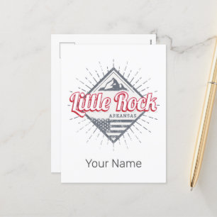 Cartão Postal De Festividades Little Rock Arkansas City USA Design