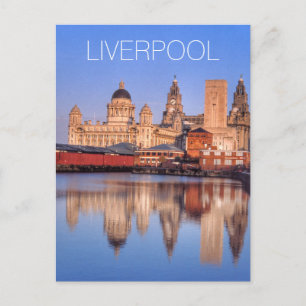 Cartão Postal De Festividades Liverpool