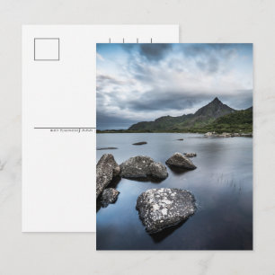 Cartão Postal De Festividades Lofoten Noruega